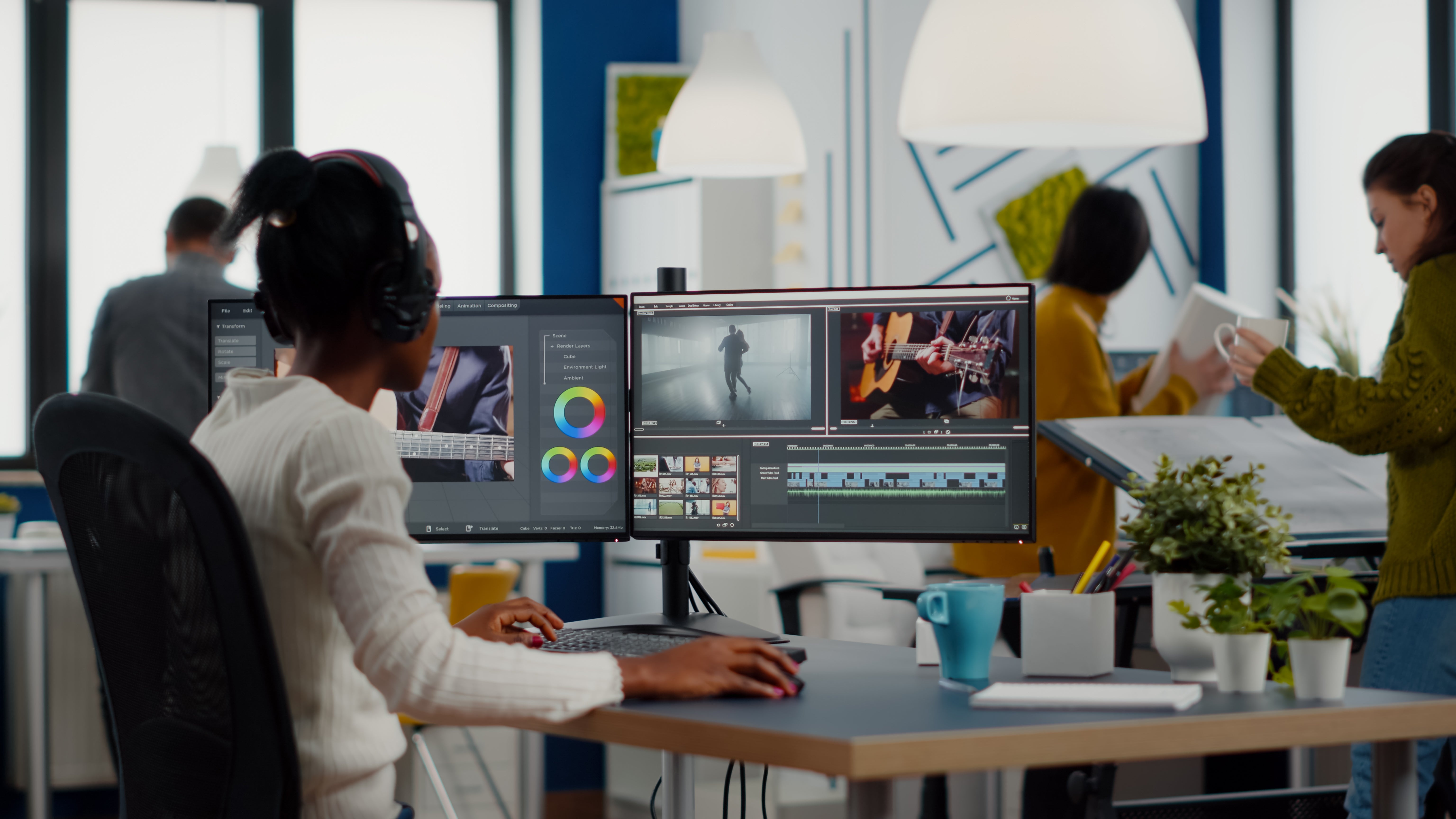 Digital media editing and production